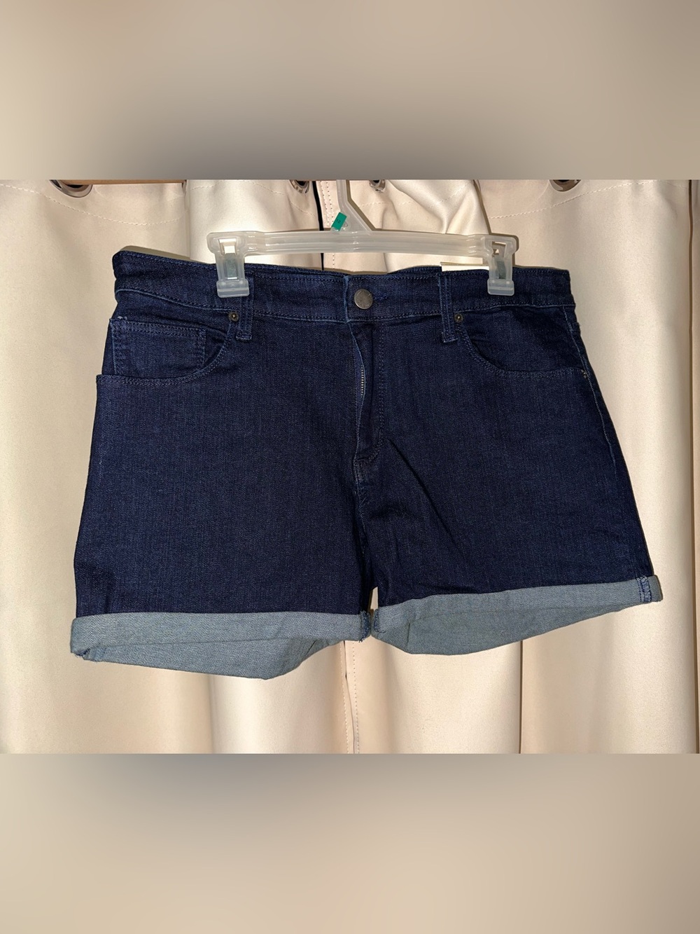 Target Dark Indigo Rolled-Hem Jean Shorts